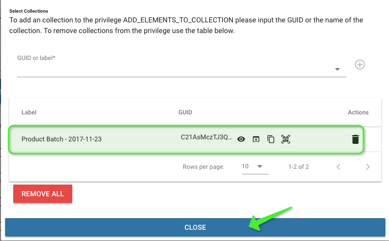 api key permissions collection 2