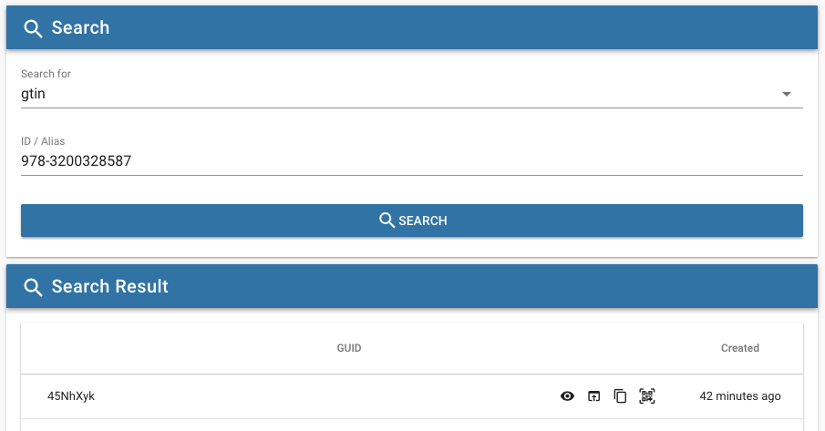 search gtin